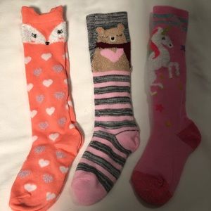 Toddler Girl Knee High Socks